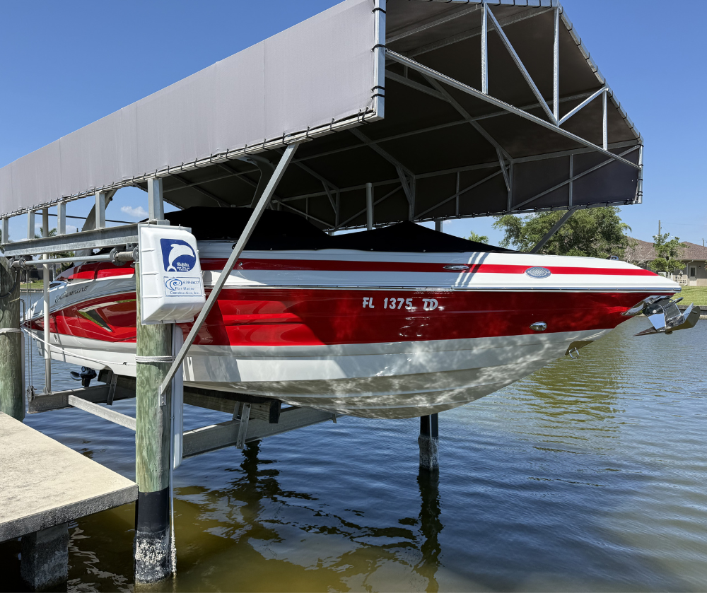 Boat Detailing in Bradenton showing detailed finish care